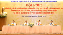 Công bố chỉ số cải cách hành chính năm 2018