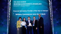 Nhận giải thưởng của Asian Banker, MBBank khẳng định vị thế hàng đầu trên thị trường phái sinh