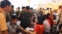 Gần 700 CBCS Công an tỉnh Đắk Nông tham gia hiến máu tình nguyện