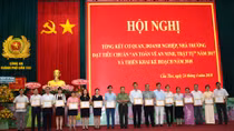 Hơn 1.300 cơ quan, doanh nghiệp, trường học đạt chuẩn “An toàn về an ninh trật tự”