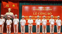 Viện Khoa học và công nghệ, Bộ Công an tổ chức công bố các Quyết định về công tác cán bộ