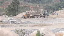 Lợi dụng thi công dự án thủy điện, khai thác cát, sỏi trái phép