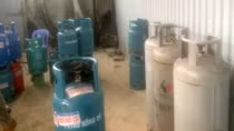 Phát hiện hàng tấn gas không rõ nguồn gốc chuẩn bị đưa đi tiêu thụ