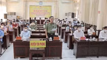 Thứ trưởng Trần Quốc Tỏ tiếp xúc cử tri, vận động bầu cử tại huyện Yên Phong, Bắc Ninh
