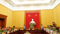 Hội thảo tham gia báo cáo sơ kết công tác 6 tháng đầu năm lực lượng CAND