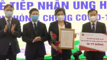 Tập đoàn Nam Cường trao 10 tỷ đồng ủng hộ Quỹ vaccine phòng, chống COVID-19