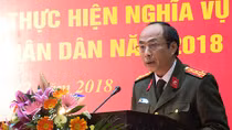  Tổ chức lễ giao, nhận công dân phục vụ có thời hạn trong lực lượng CAND