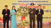 Công an tỉnh Yên Bái chúc mừng ngày Nhà giáo Việt Nam tại huyện Trạm Tấu
