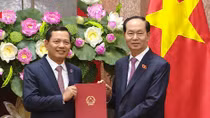 Chủ tịch nước Trần Đại Quang trao Quyết định bổ nhiệm Phó Chánh án Tòa án nhân dân tối cao