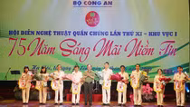 Khai mạc Hội diễn Nghệ thuật quần chúng CAND năm 2020 khu vực I