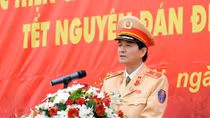 Ra quân đảm bảo trật tự, an toàn giao thông - trật tự xã hội tuyến quốc lộ 1A