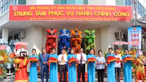 Trung tâm phục vụ hành chính công tỉnh Kiên Giang vào hoạt động 