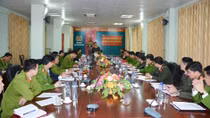 Thứ trưởng Nguyễn Văn Sơn làm việc với Công an tỉnh Quảng Ninh