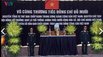 Người dân quê hương Đông Mỹ viếng nguyên Tổng Bí thư Đỗ Mười