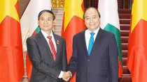 Thủ tướng Nguyễn Xuân Phúc hội kiến Tổng thống Myanmar