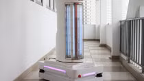 Robot khử khuẩn đến Bắc Giang cùng chống dịch 