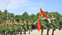 Khai mạc Hội thi điều lệnh, bắn súng, võ thuật CAND Bảng thi số 7