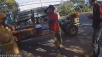 Say xỉn còn dùng dao đuổi chém CSGT