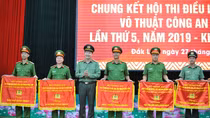 Bế mạc Hội thi điều lệnh, bắn súng, võ thuật CAND lần thứ 5 khu vực phía Nam