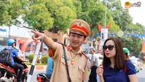 Lực lượng Công an giữ trật tự tại Lễ hội cà phê 
