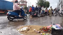Vụ xe khách tông 5 người thương vong: Nỗi đau tang thương nơi xóm chợ