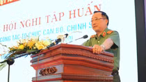 Tập huấn công tác tổ chức cán bộ, chính sách và BHXH trong CAND