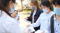 Kiểm tra thân nhiệt, khai báo y tế trước ngày thi