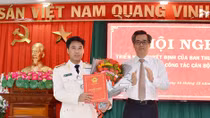Công bố quyết định Bí thư Đảng ủy Công an tỉnh Bạc Liêu