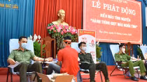 400 CBCS Công an Bạc Liêu tham gia hiến máu tình nguyện 