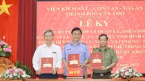 Ký kết quy chế phối hợp giữa Công an - Viện kiểm sát - Tòa án 
