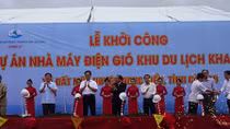 Khởi công dự án điện gió Khai Long - Cà Mau