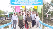 Khánh thành cầu giao thông nông thôn tại Cà Mau
