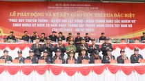 Phát động đợt thi đua đặc biệt chào mừng 20 năm thành lập Trung đoàn CSCĐ Tây Nam Bộ