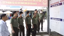 Tăng cường kiểm tra công tác bảo đảm an ninh trật tự bầu cử