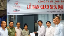 Báo CAND bàn giao hai căn nhà Đại đoàn kết 