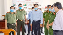 Kiểm tra công tác bầu cử sớm tại Công an TP Cần Thơ