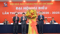 Nhà báo Trần Trọng Dũng tái đắc cử Chủ tịch Hội nhà báo TP Hồ Chí Minh