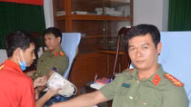 Một cán bộ Công an Sóc Trăng 22 lần hiến máu tình nguyện