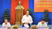 Tổ công tác của Thủ tướng làm việc tại Cà Mau