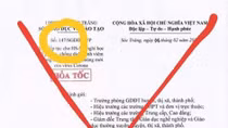 Xuất hiện công văn giả mạo về thời gian cho học sinh nghỉ học