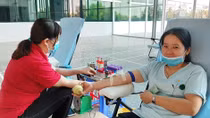 Bệnh viện đa khoa Sóc Trăng hiến máu tình nguyện