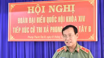 Thứ trưởng Lê Tấn Tới tiếp xúc cử tri tỉnh Bạc Liêu 