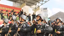 Trung đoàn CSCĐ Tây Nam Bộ ra quân huấn luyện năm 2019