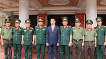 Chủ tịch nước Trần Đại Quang thăm và làm việc tại Bộ Tư lệnh Quân khu 9