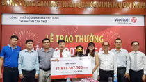 Một phụ nữ ở Cần Thơ trúng Vietlott trên 31 tỷ đồng 