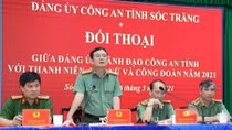 Lãnh đạo Công an tỉnh Sóc Trăng đối thoại với Thanh niên, Phụ nữ và Công đoàn