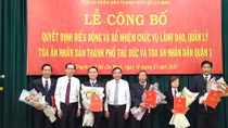 Bổ nhiệm Chánh án và Phó chánh án TAND TP Thủ Đức