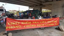 Công an huyện cửa ngõ phía Tây bám trụ chống COVID-19