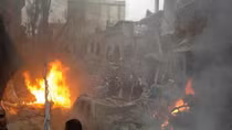 Người chết la liệt trong vụ đánh bom kinh hoàng ở thủ đô Damascus