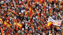 Một triệu người dân Tây Ban Nha biểu tình chống Catalonia li khai